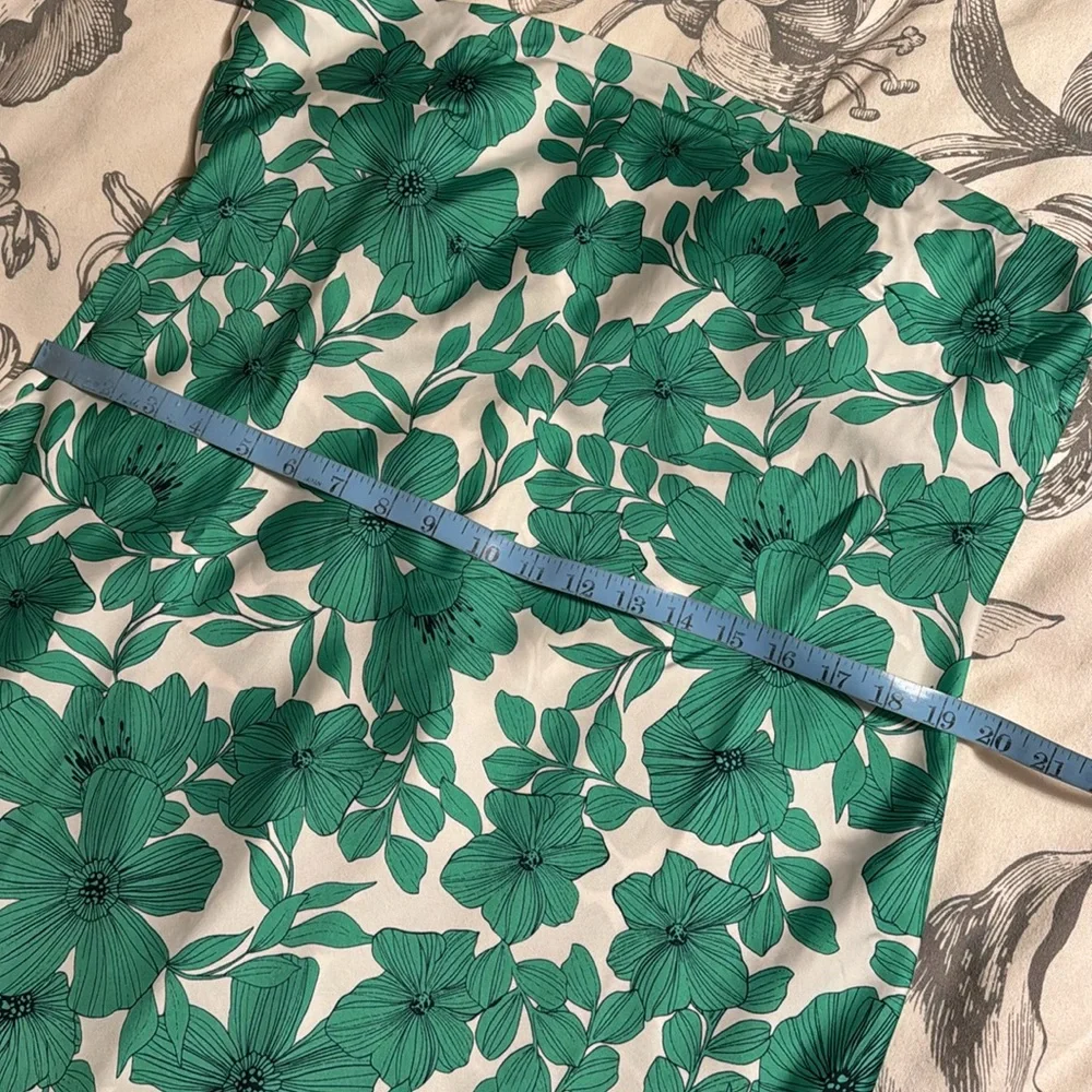 J.Crew Collection strapless slip dress in greenhouse floral print BU272